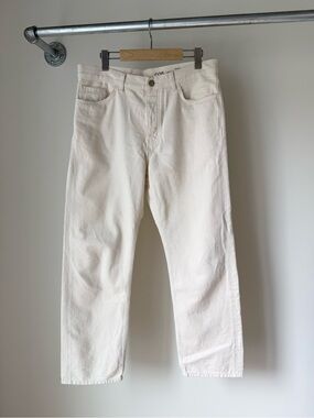 COS cream cotton jeans